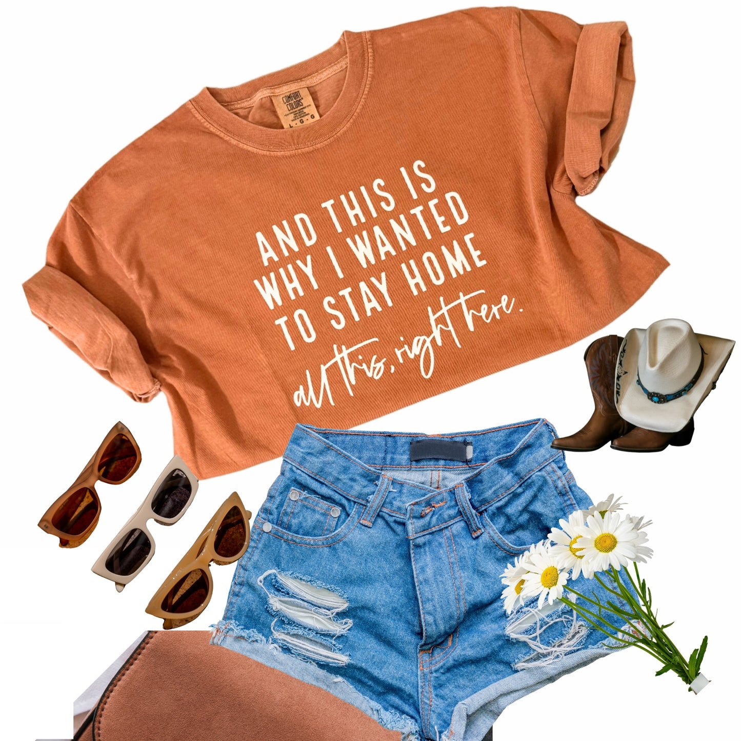 Stay Home Energy Tee
