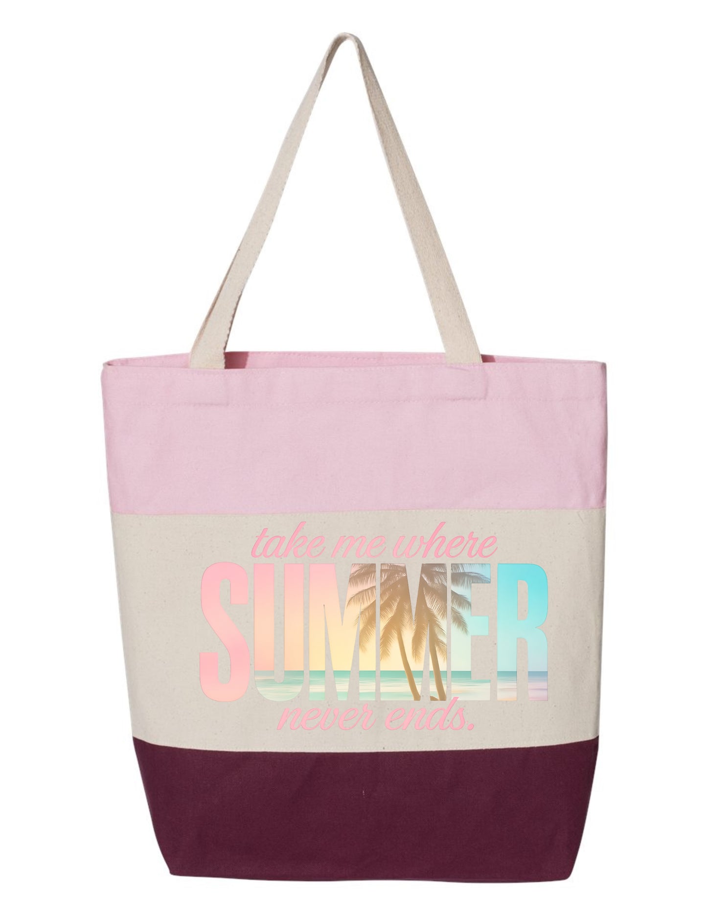 Take Me Where Summer Never Ends Tote Bag