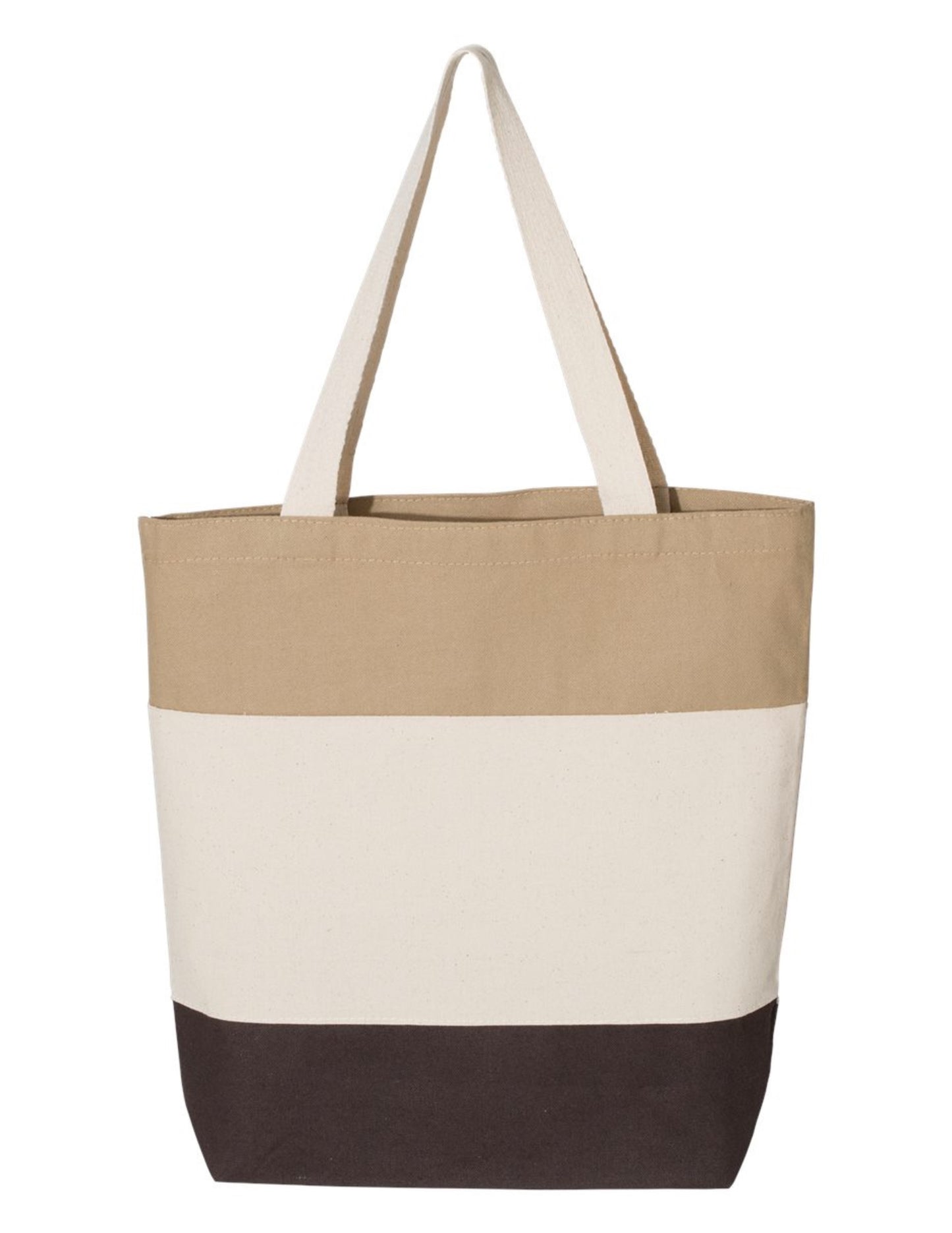 Walk by Faith Tote Bag - Chocolate/Natural