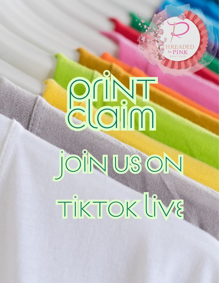 Blank T-Shirt –  PRINT CLAIM LIVE