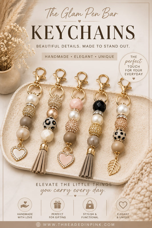 Beadable Keychain