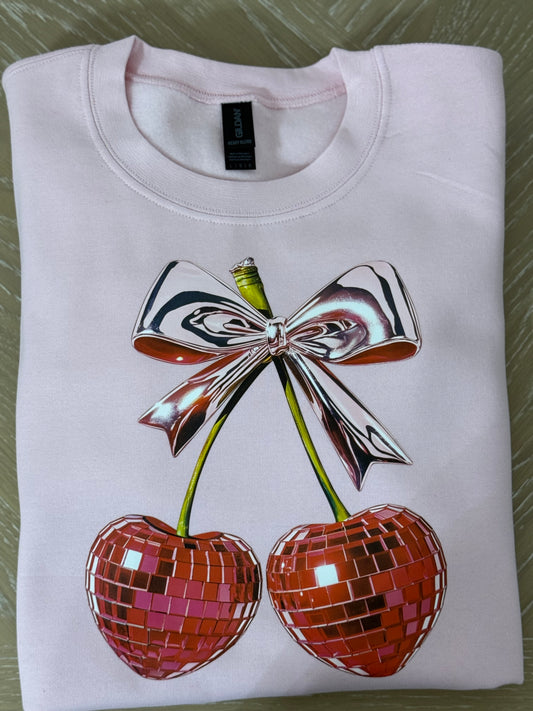 Cherry Disco Dreams I Graphic Crewneck
