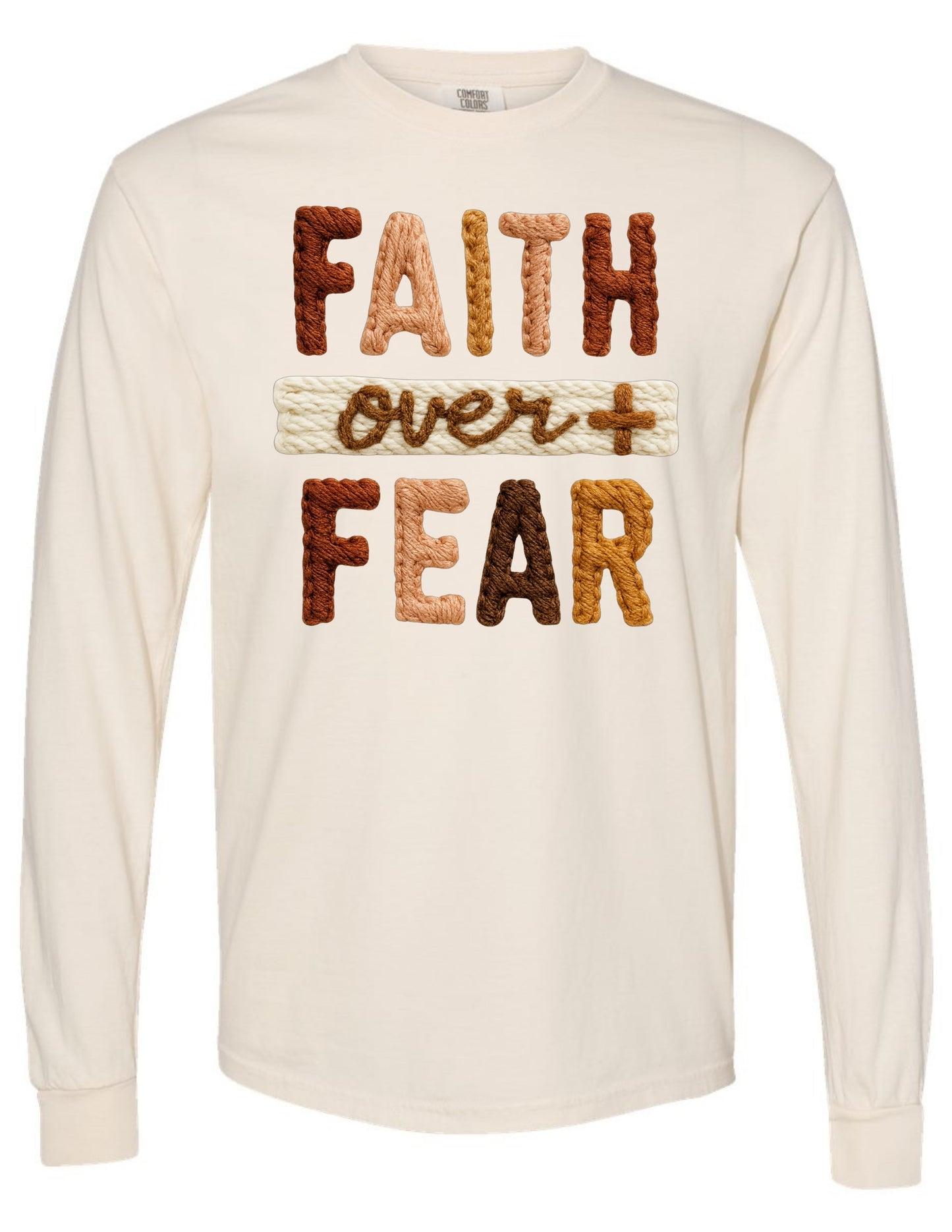 Faith Over Fear - Earth Tone Tee