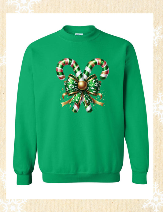 Classic Christmas Candy Cane - Green