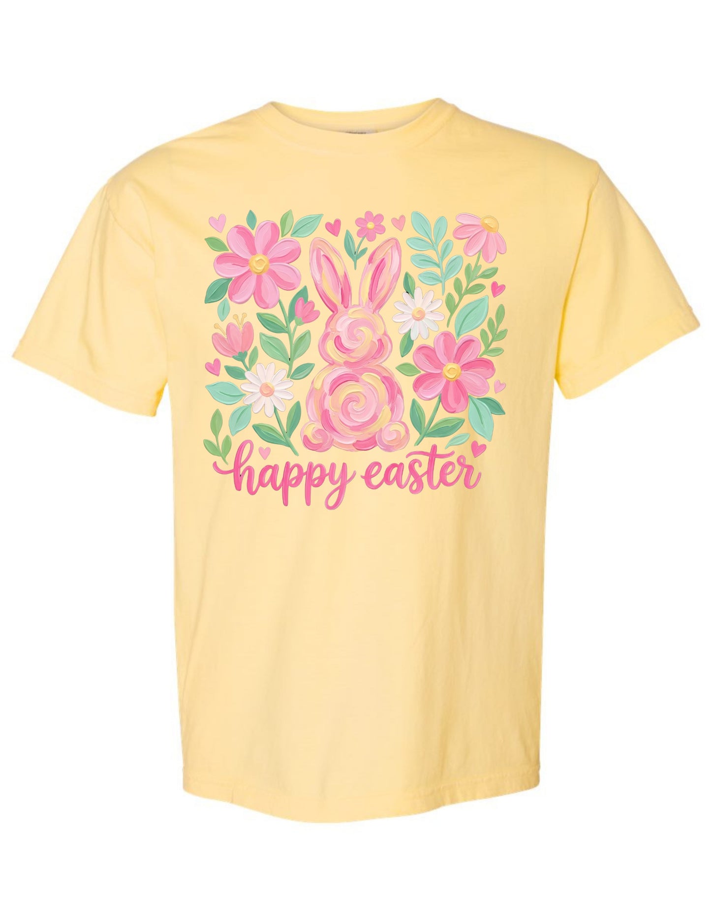 Floral Easter Bunny Tee