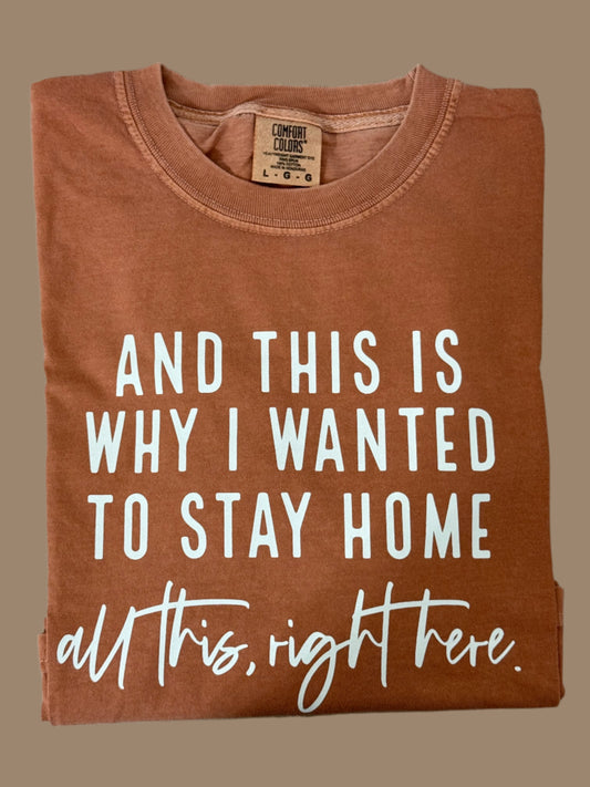 Stay Home Energy Tee