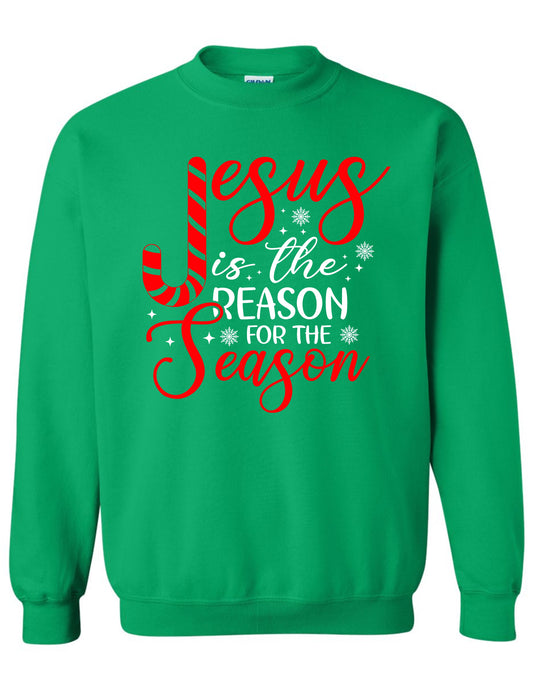 Jesus is the Reason - Red Candy Cane