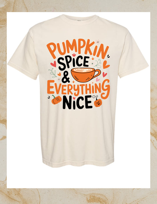 Pumpkin Spice & Everything Nice Latte Tee