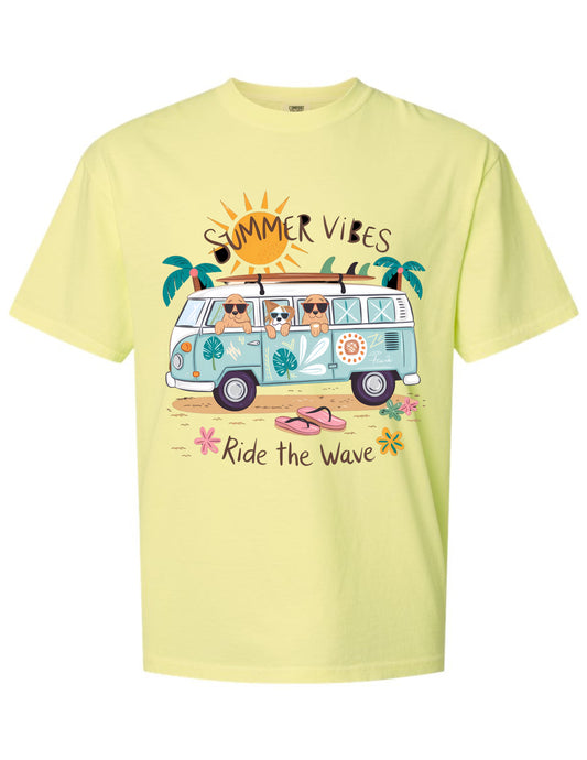 Retro Summer Vibes Van Tee
