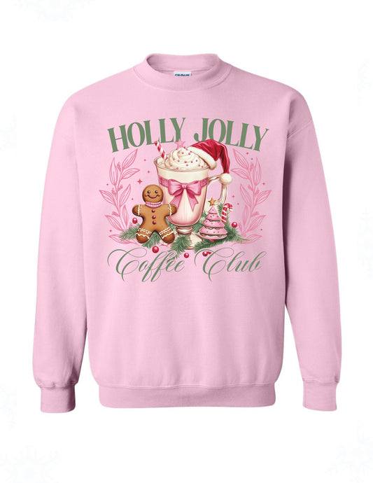 Holly Jolly Coffee Club Crewneck