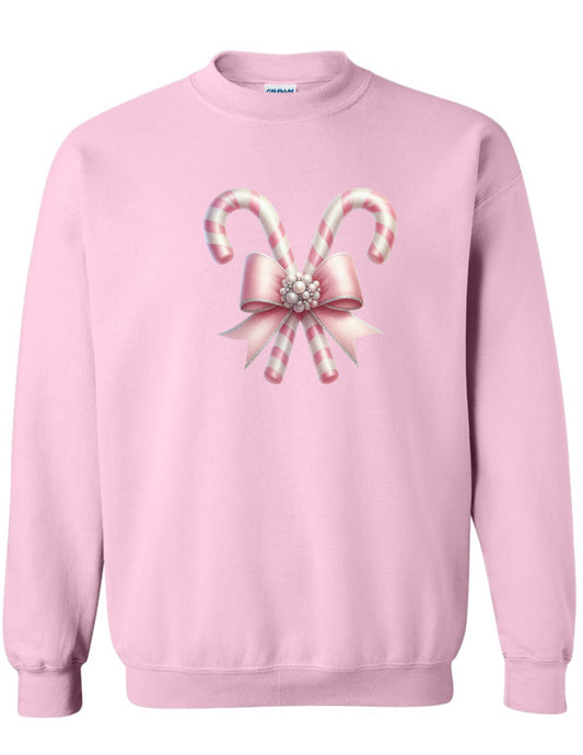 Pink Pearl Peppermint Candy Cane