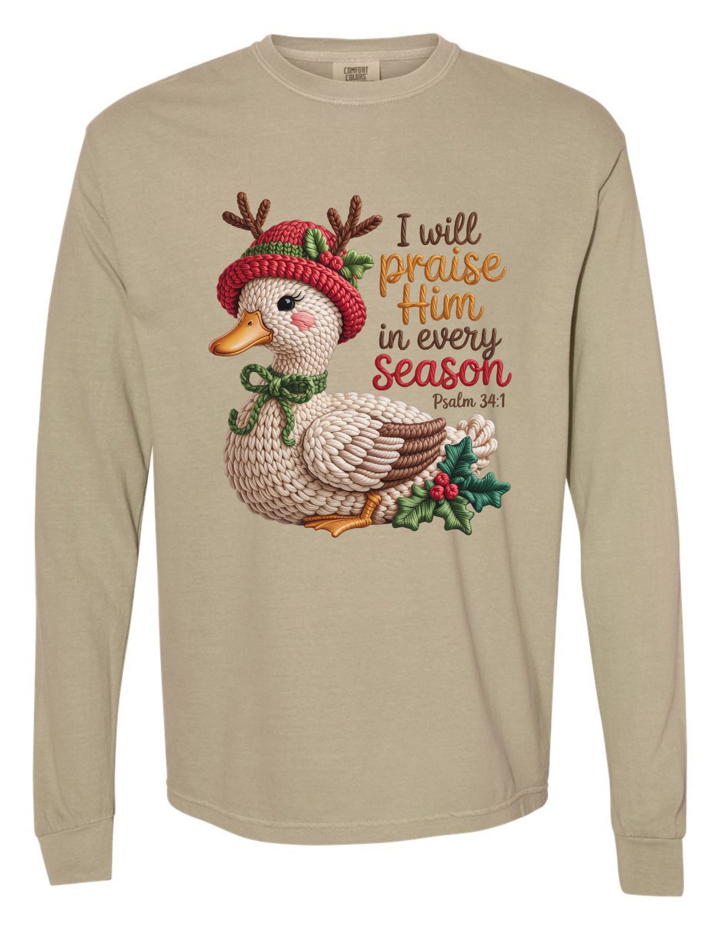 Praise Him In Every Season – Psalm 34:1 Tee