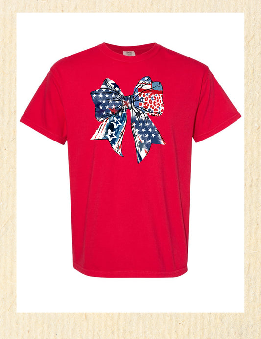 Star-Spangled Bow Tee