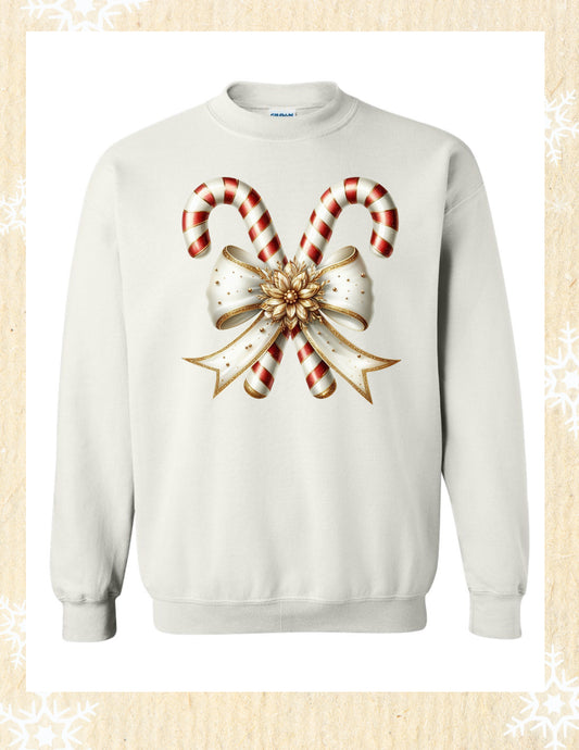 Sugar & Spice Candy Cane Crewneck