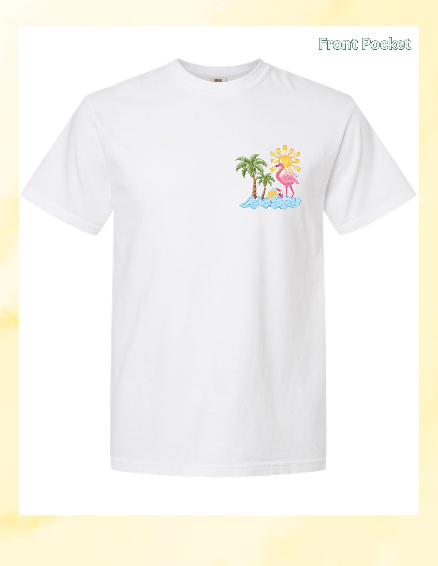 Sunshine State of Mind Tee (Front Pocket + Back Design)